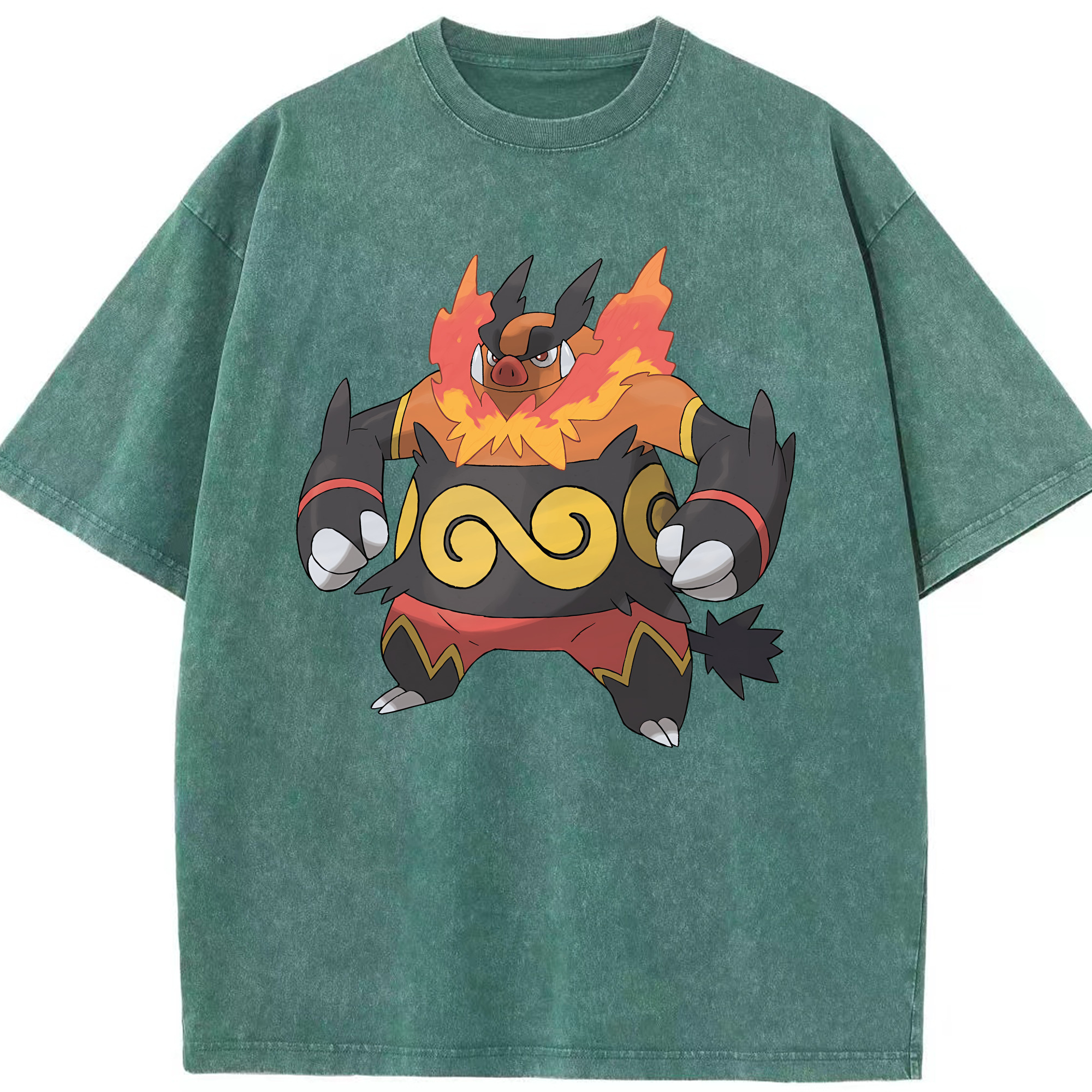 （画像用） ポケットモンスター Pokémon 綿100% ヴィンテージ風 半袖Tシャツ（フロントプリント）